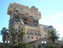 The Tower of Terror is 183 feet tall and remains the tallest ride at the Disneyland Resort. It is also the fastest elevator in the world and one of th